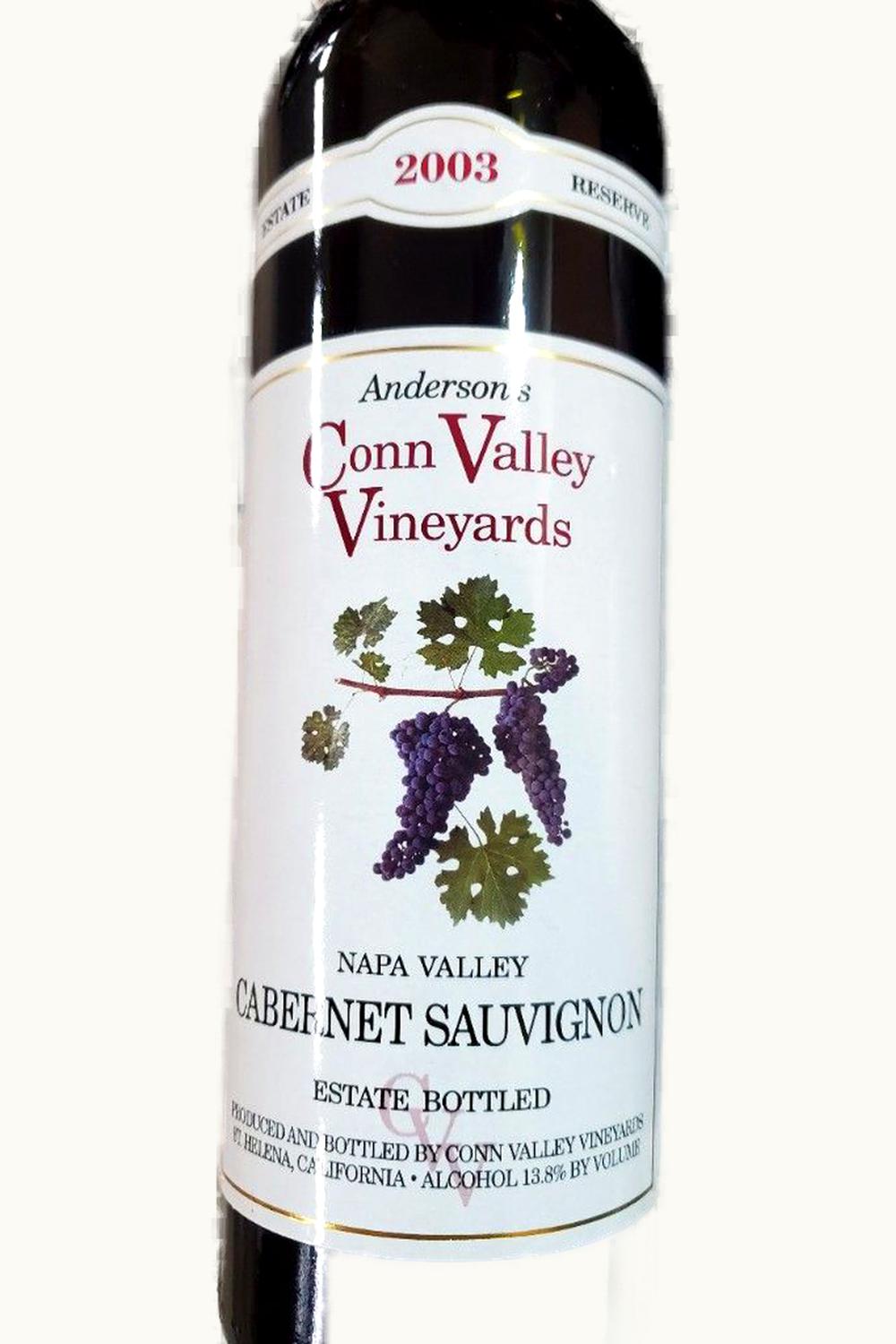 Anderson's Conn Valley Estate Reserve Cabernet Sauvignon, 2003