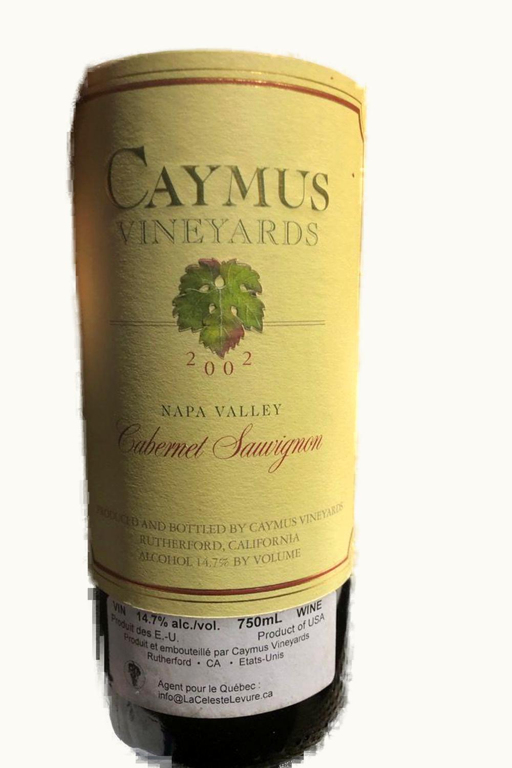 Caymus Vineyards Cabernet Sauvignon, 2002