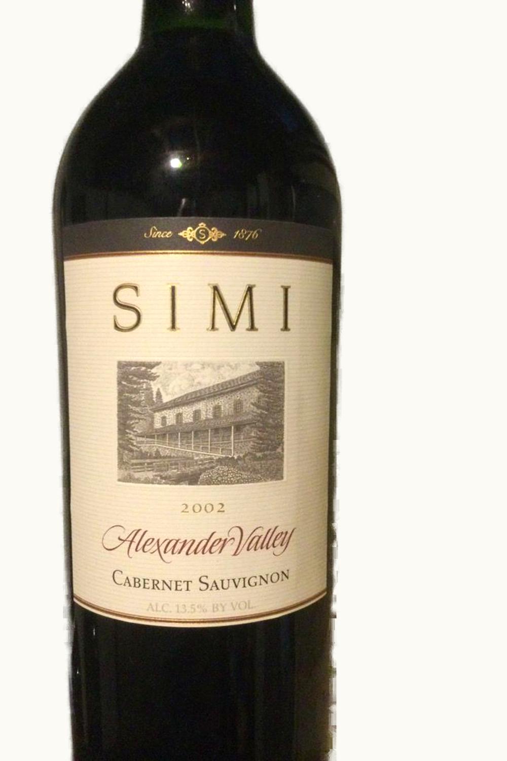 Simi Cabernet Sauvignon, 2002