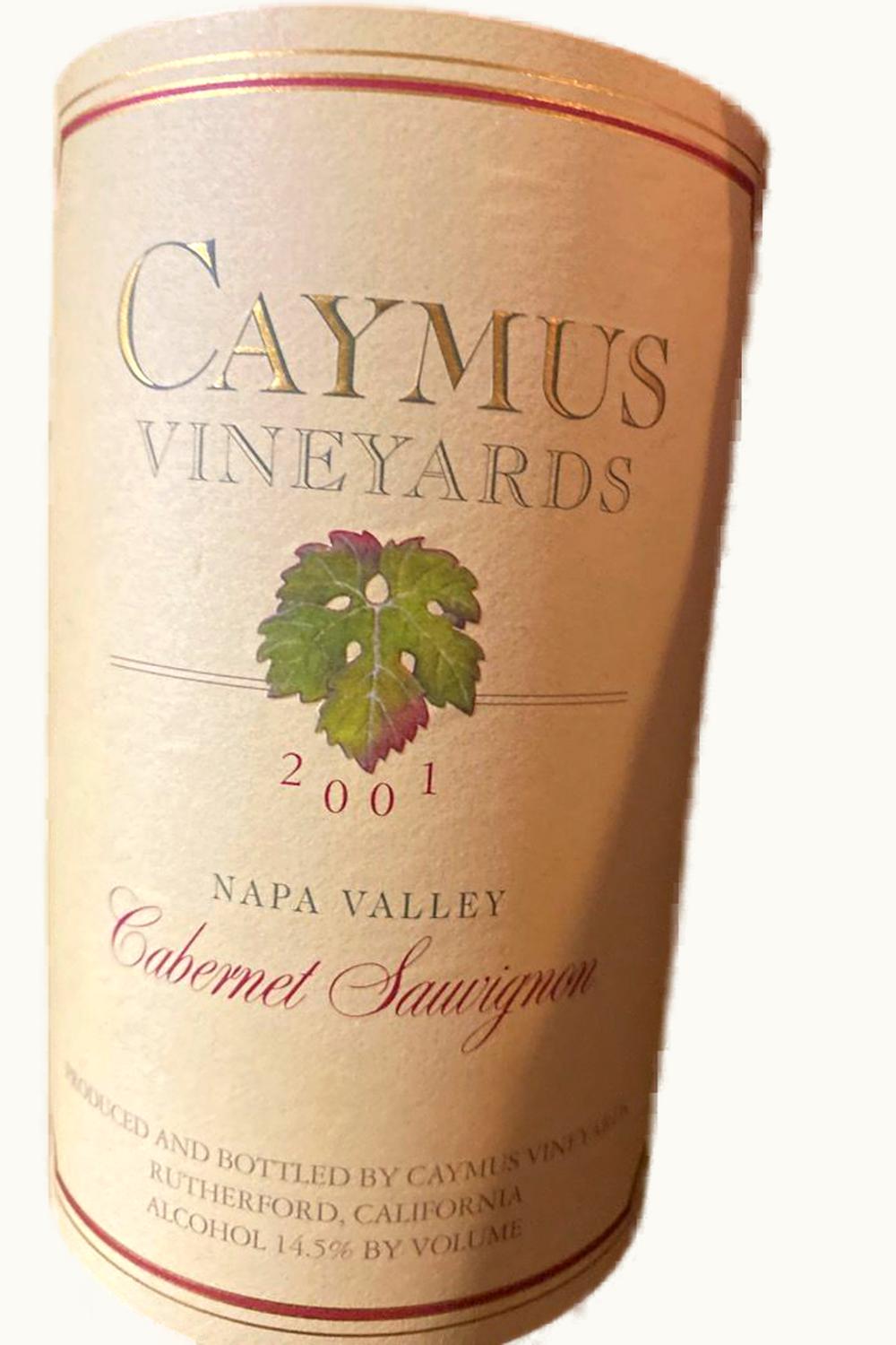 Caymus Vineyards Cabernet Sauvignon, 2001