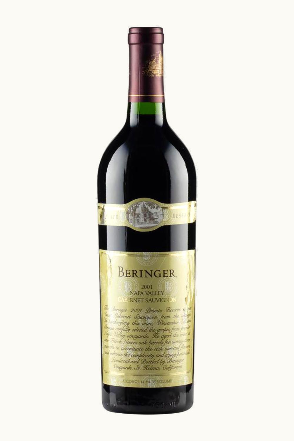 Beringer Private Reserve Cabernet Sauvignon, 2001
