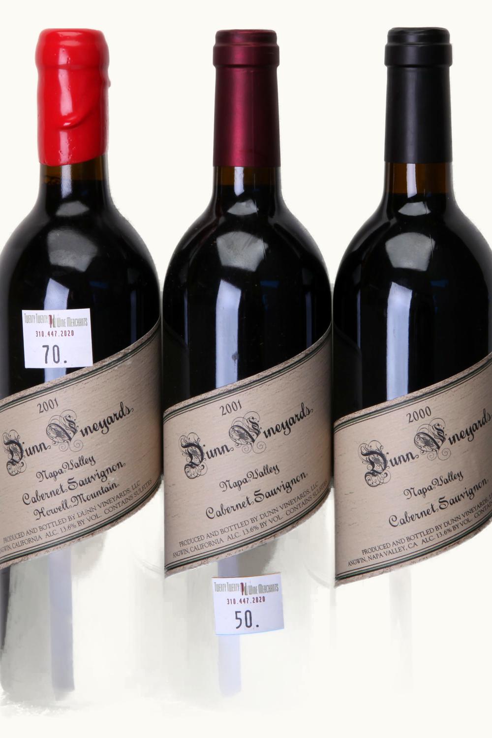 Dunn Vineyards Cabernet Sauvignon, 2001