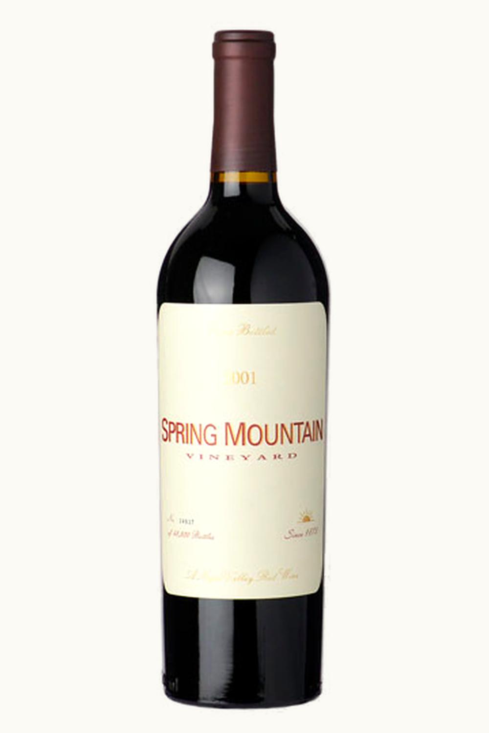 Spring Mountain Cabernet Sauvignon, 2001