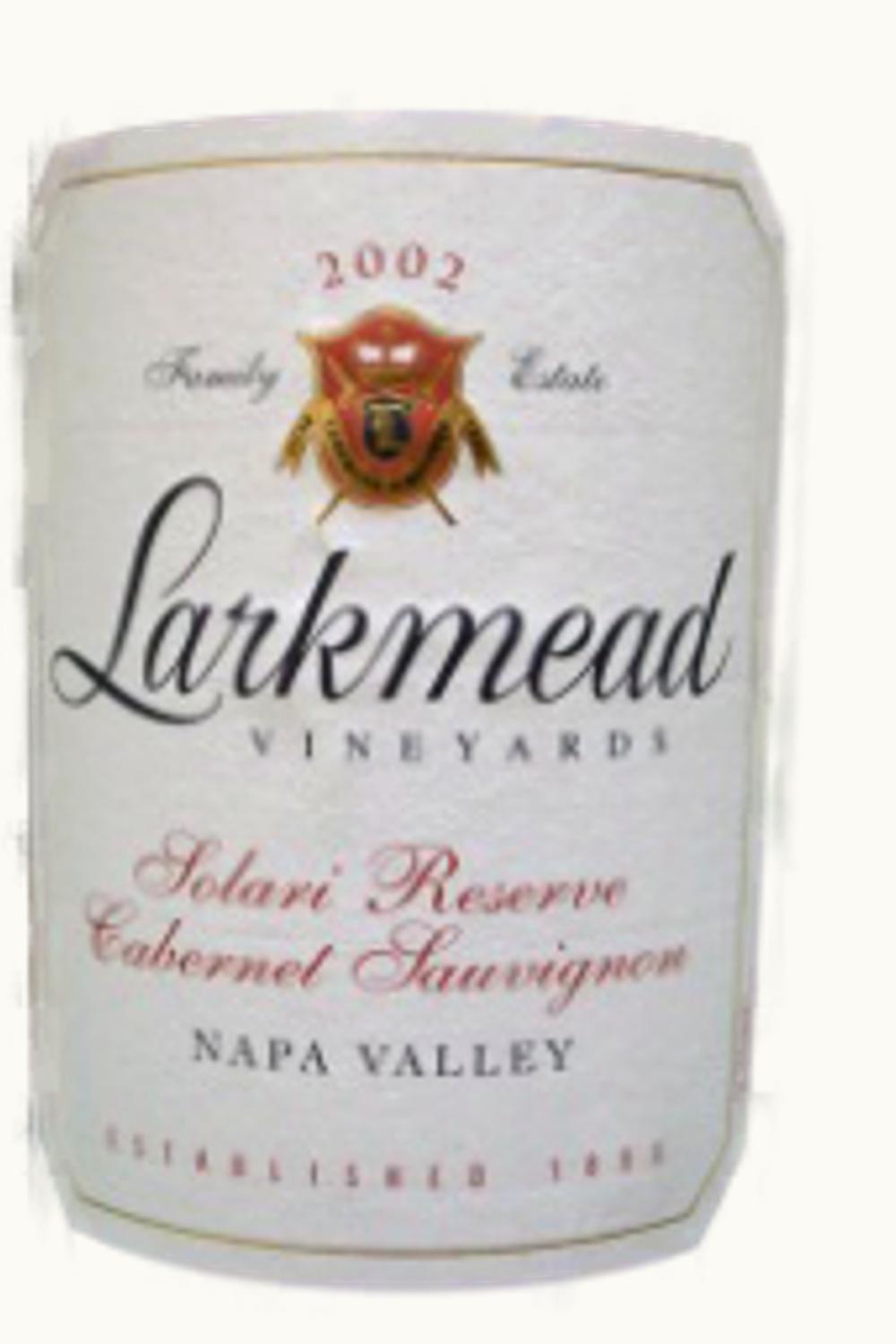 Larkmead Solari Cabernet Sauvignon (Napa Valley), 2001