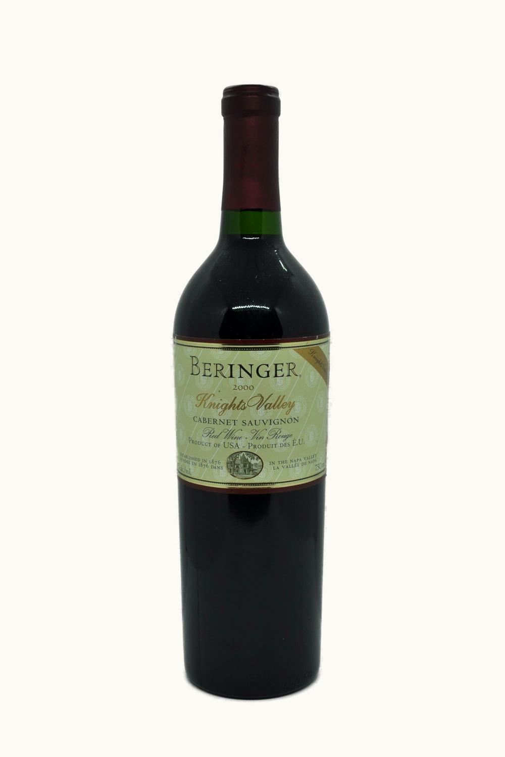 Beringer Beringer Cabernet Sauvignon (Knight's Valley), 2000
