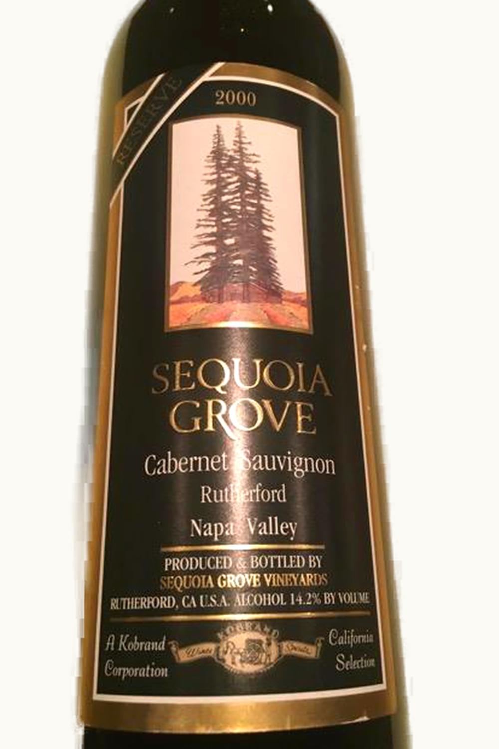 Sequoia Grove Sequoia Grove Cabernet Sauvignon (Napa Valley), 2000