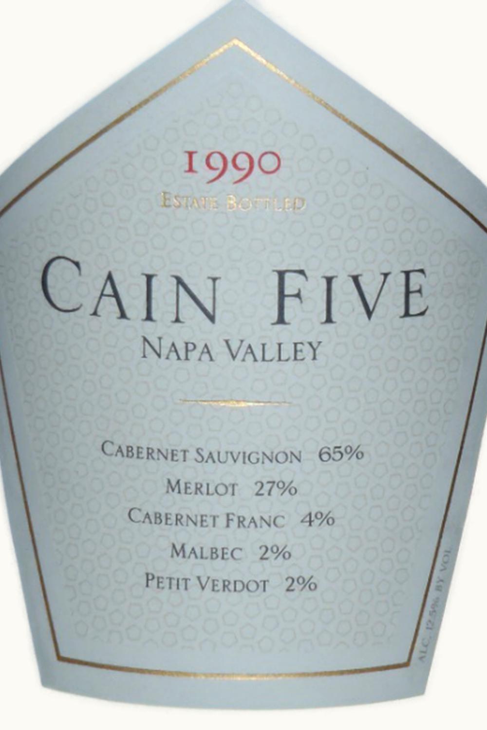 Cain Five (Spring Mountain District, Napa Valley), 1999