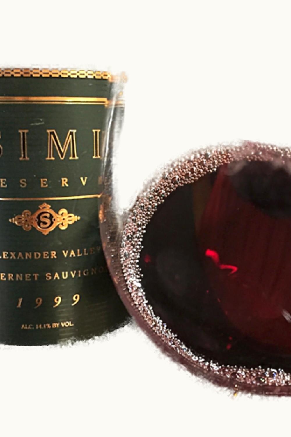 Simi Simi Cabernet Sauvignon (Alexander Valley, Sonoma County), 1999