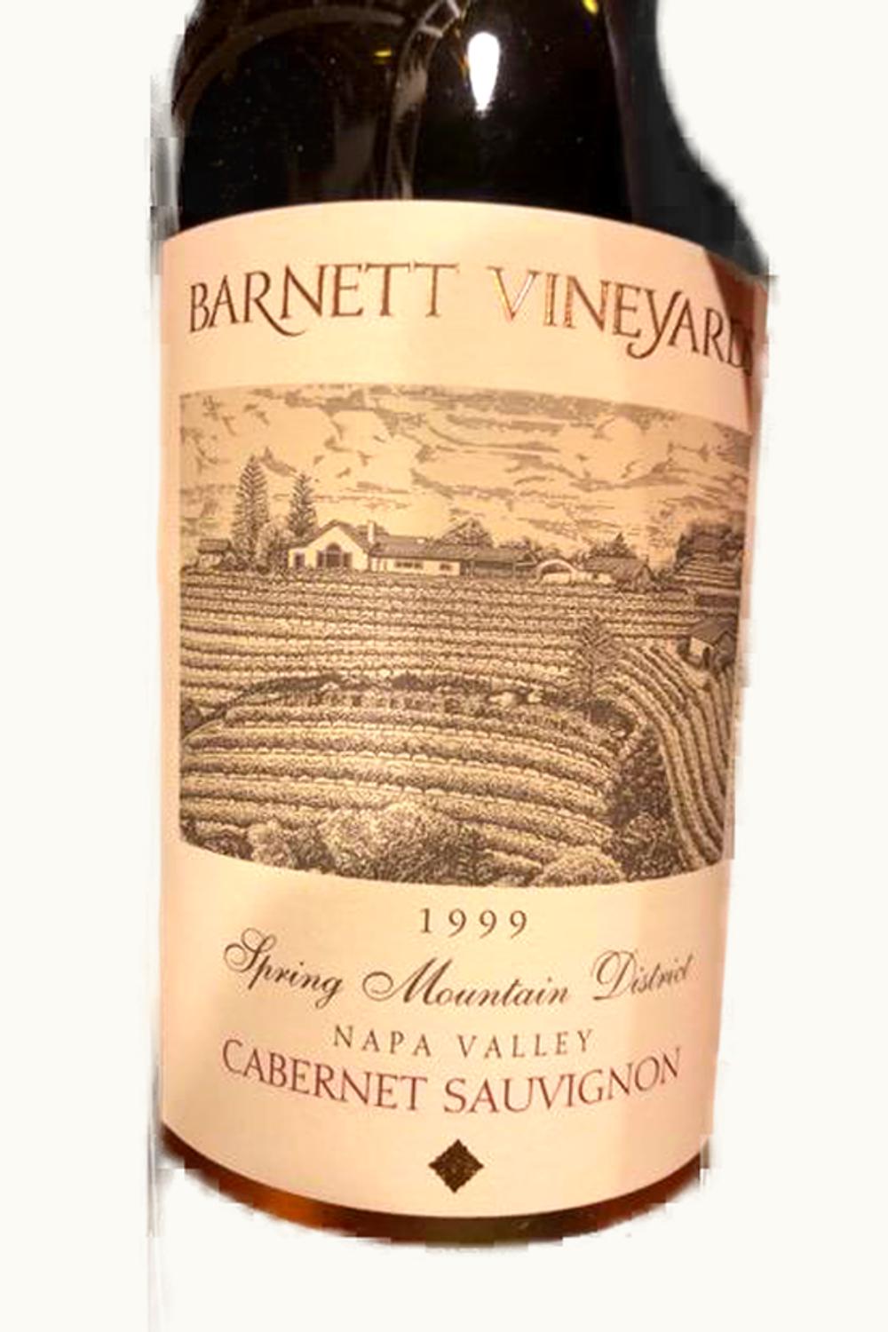 Barnett Barnett Cabernet Sauvignon (Spring Mountain District, Napa Valley), 1999