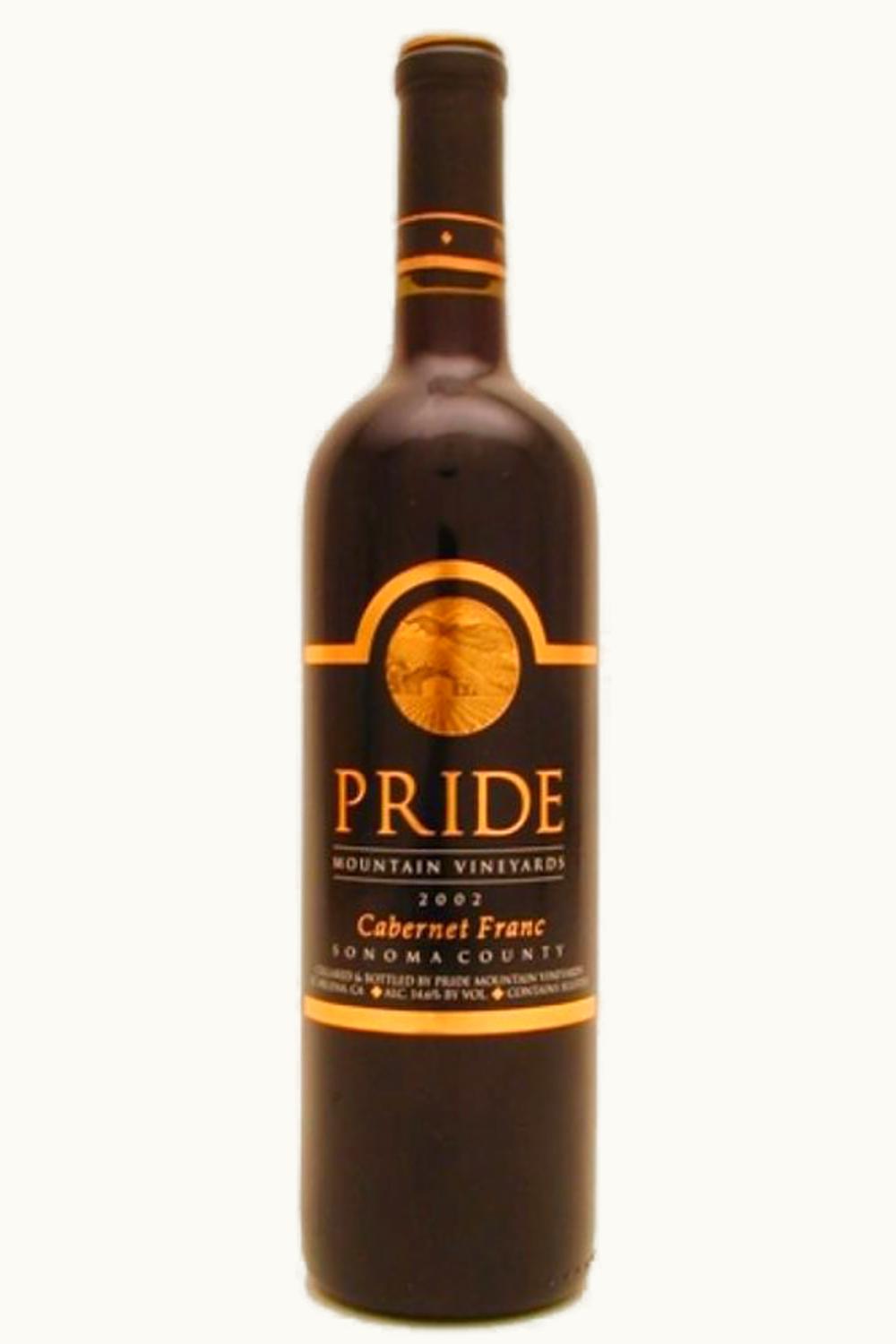 Pride Mountain Cabernet Franc (Sonoma County, North Coast), 1998