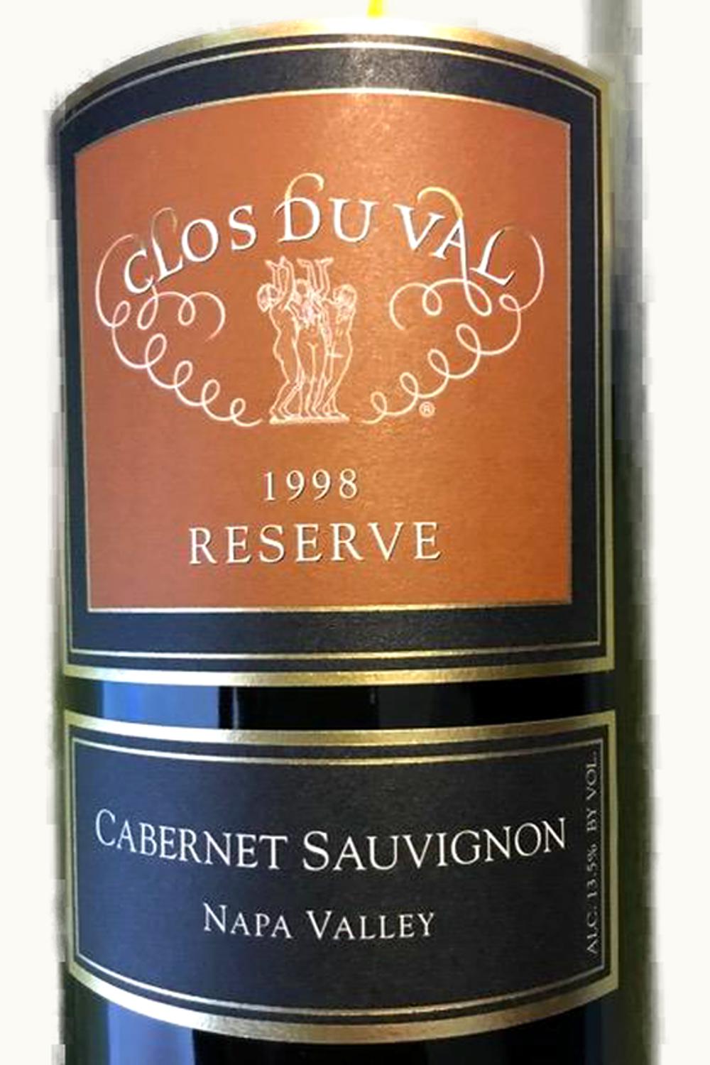 Clos du Val Clos du Val Reserve Cabernet Sauvignon (Napa Valley), 1998