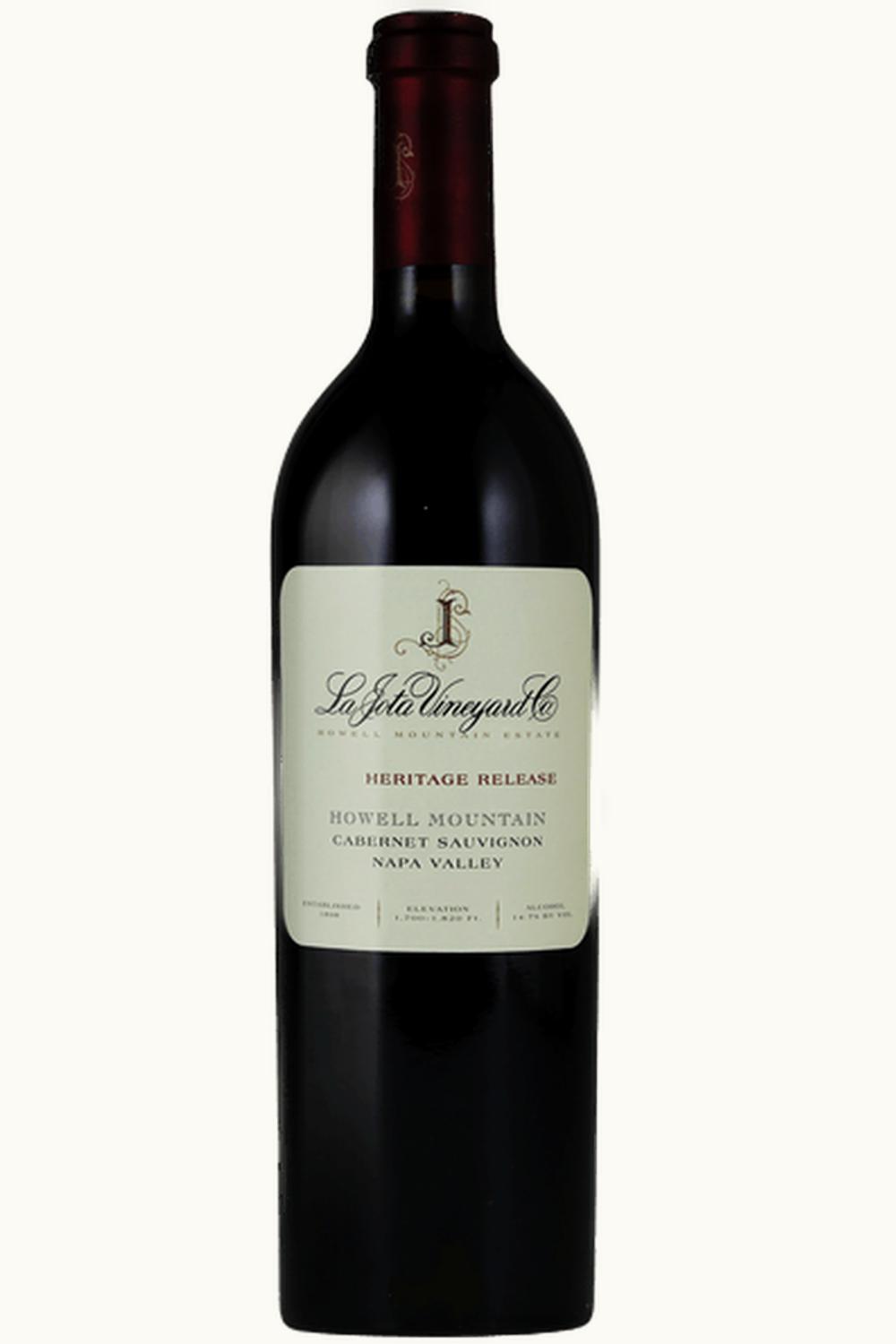 La Jota Anniversary Heritage Cabernet Sauvignon (Howell Mountain, Napa Valley), 1998