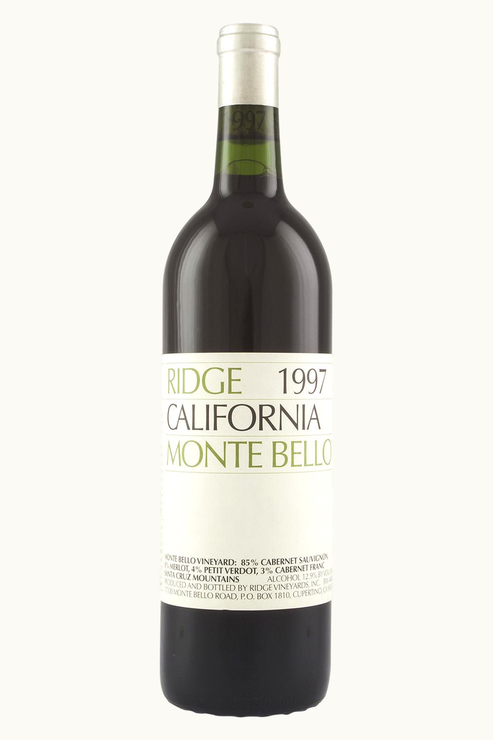 Ridge Vineyards Ridge Vineyards Monte Bello, 1997