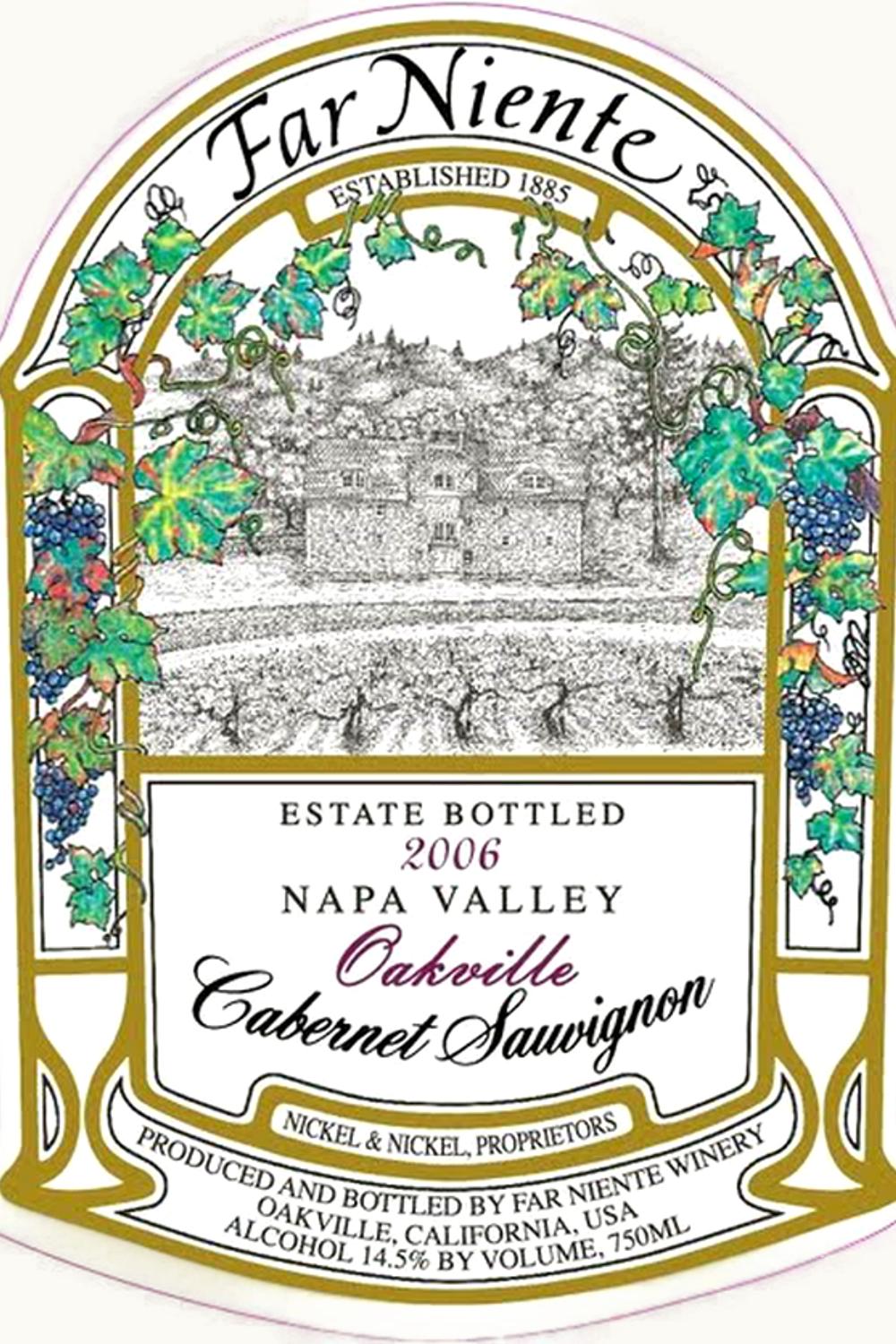 Far Niente Estate Bottled Cabernet Sauv, 1997