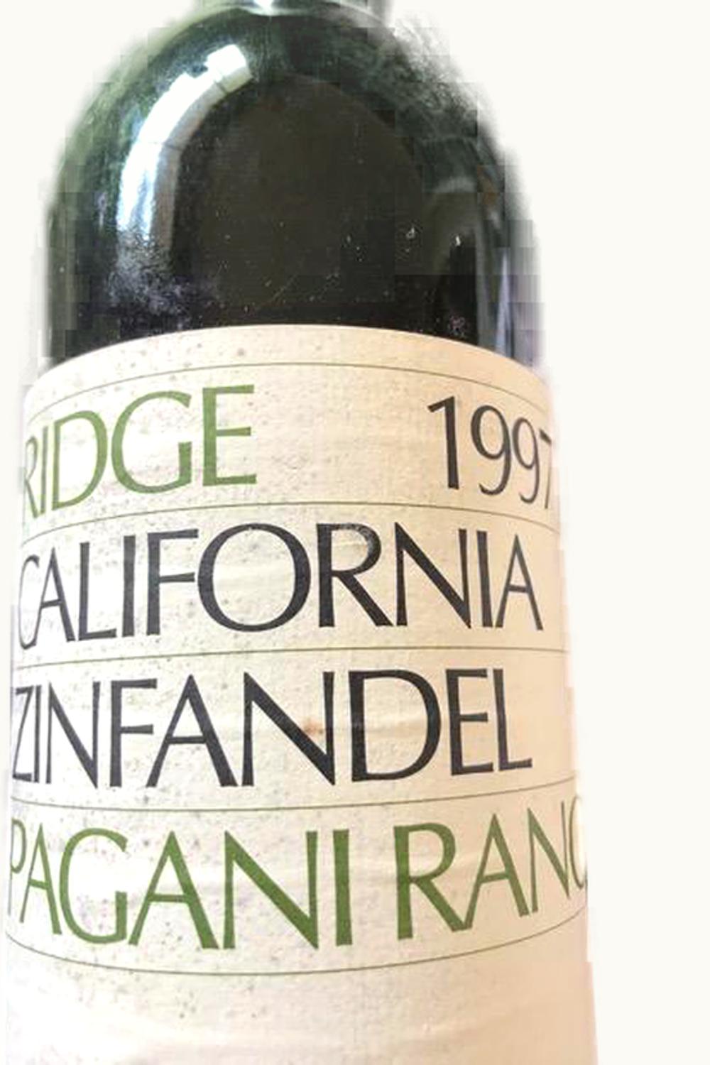Ridge Vineyards Ridge Vineyards Pagani Ranch Zinfandel, 1997