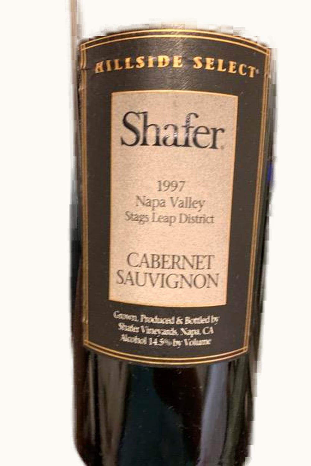 Shafer Vineyards Shafer Vineyards Cabernet Sauvignon, 1997