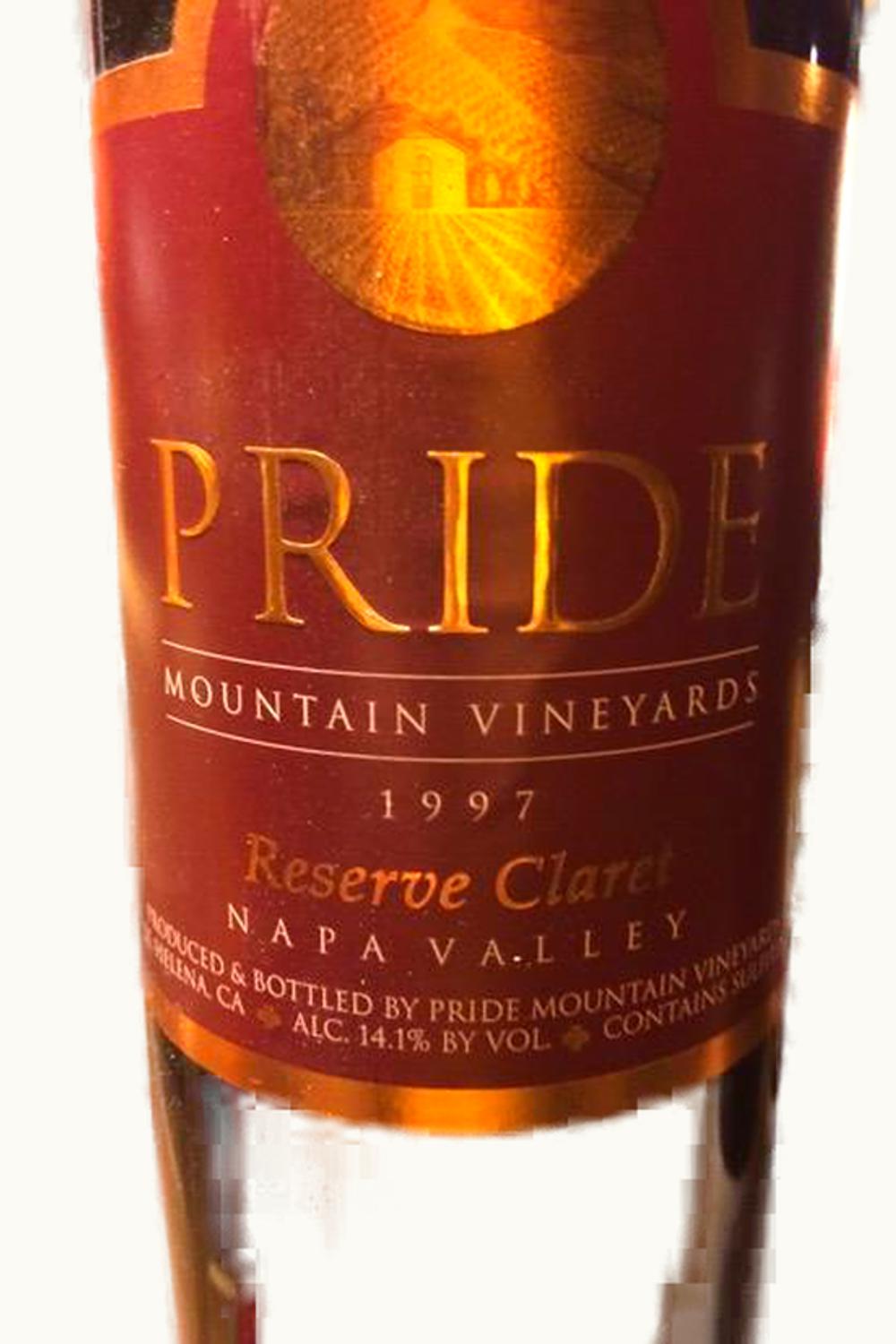 Pride Mountain Pride Mountain Reserve Claret, 1997