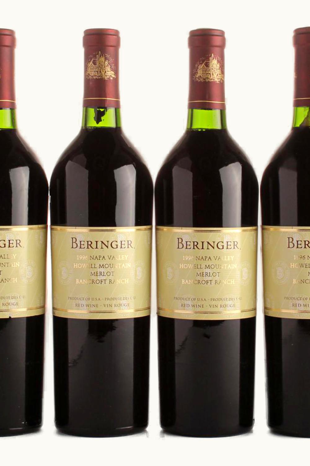 Beringer Beringer Bancroft Ranch Merlot, 1996