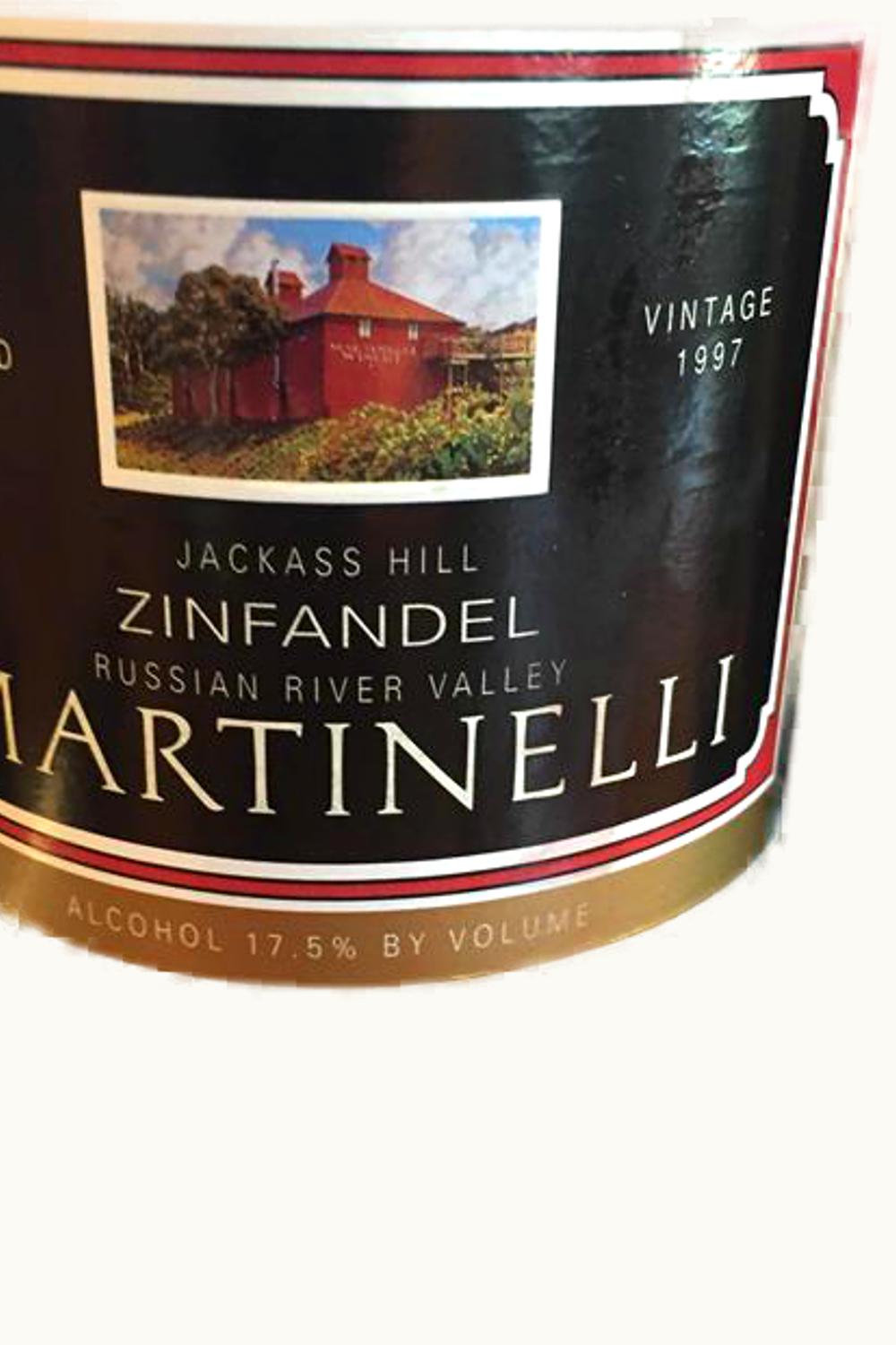Martinelli Martinelli Jackass Zinfandel, 1996