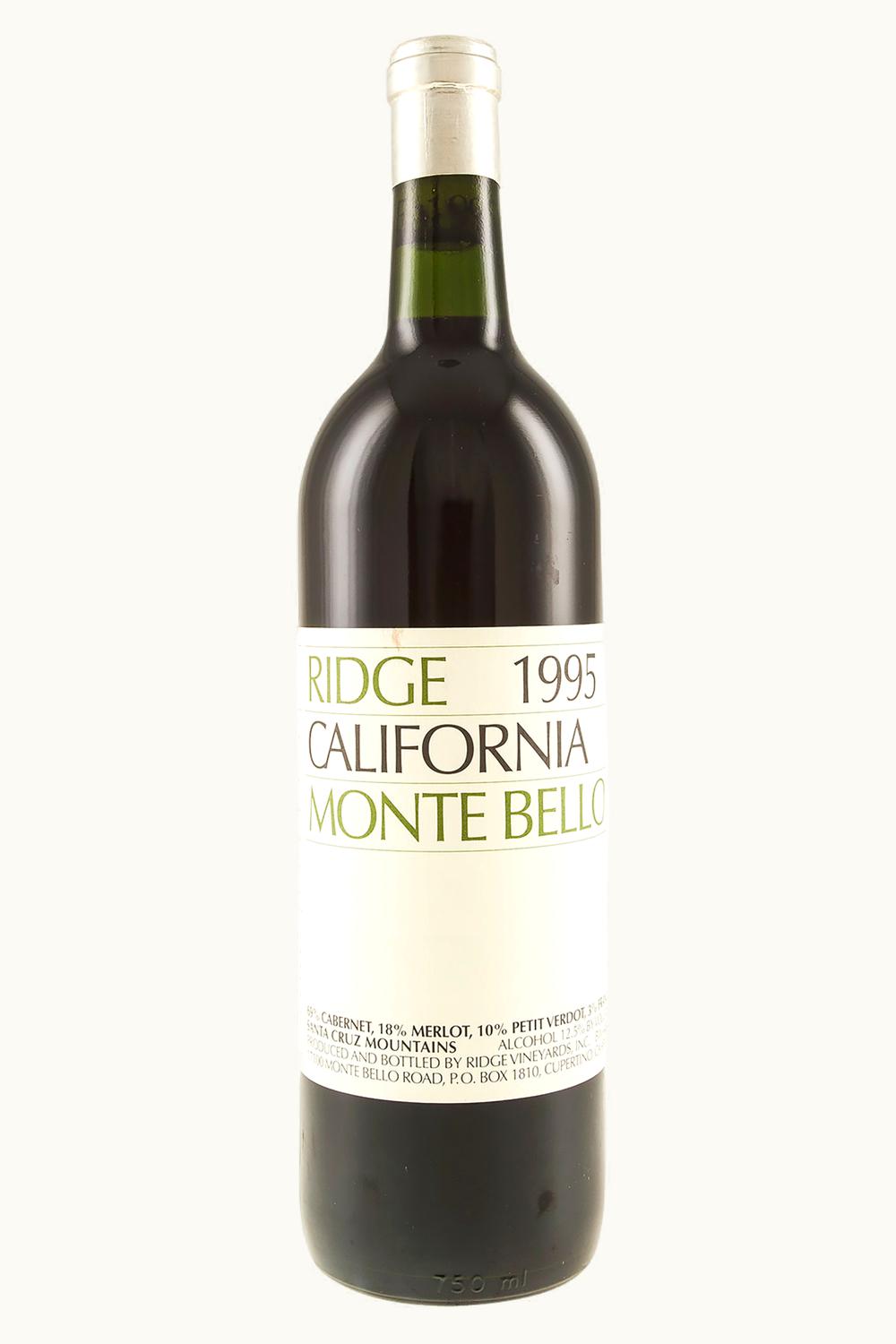 Ridge Vineyards Ridge Vineyards Monte Bello, 1995