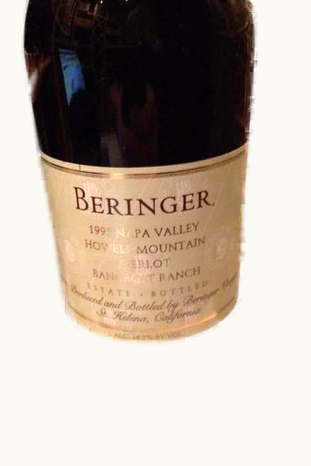 Beringer Beringer Bancroft Ranch Merlot, 1995