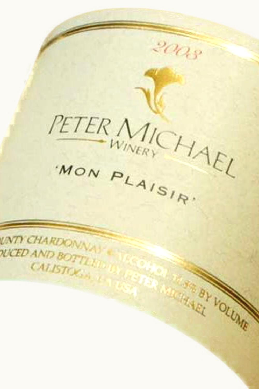 Peter Michael Mon Plaisir Chardonnay, 1995