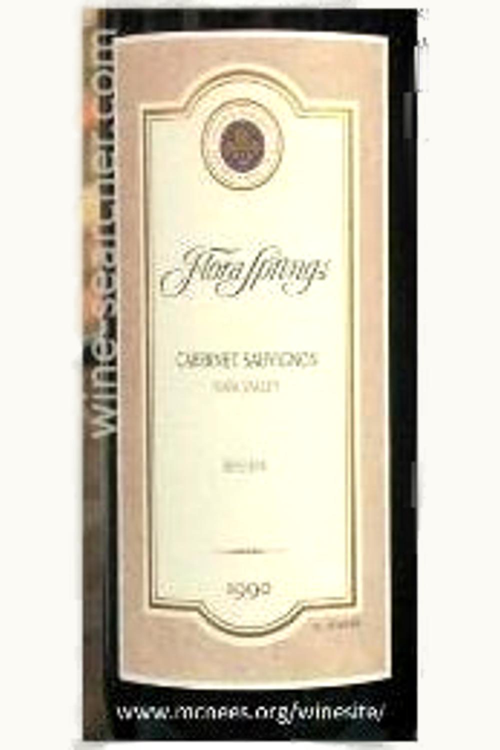Flora Springs Hillside Reserve Cabernet Sauvignon, 1995