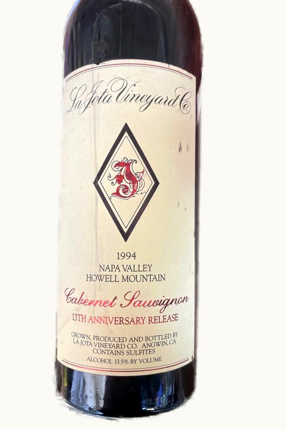 La Jota Cabernet Sauvignon, 1994