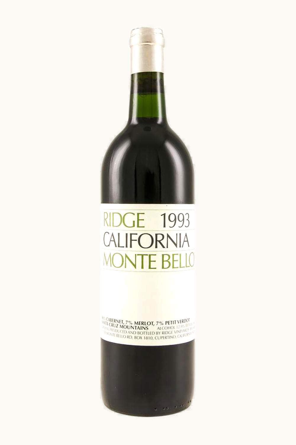 Ridge Vineyards Ridge Vineyards Monte Bello, 1993