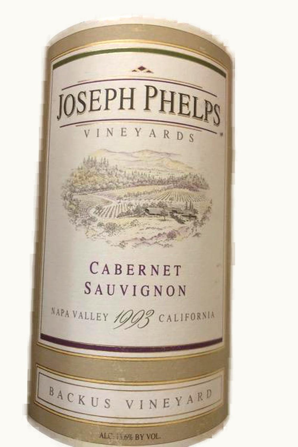 Joseph Phelps Joseph Phelps Bacchus Cabernet Sauvignon, 1993