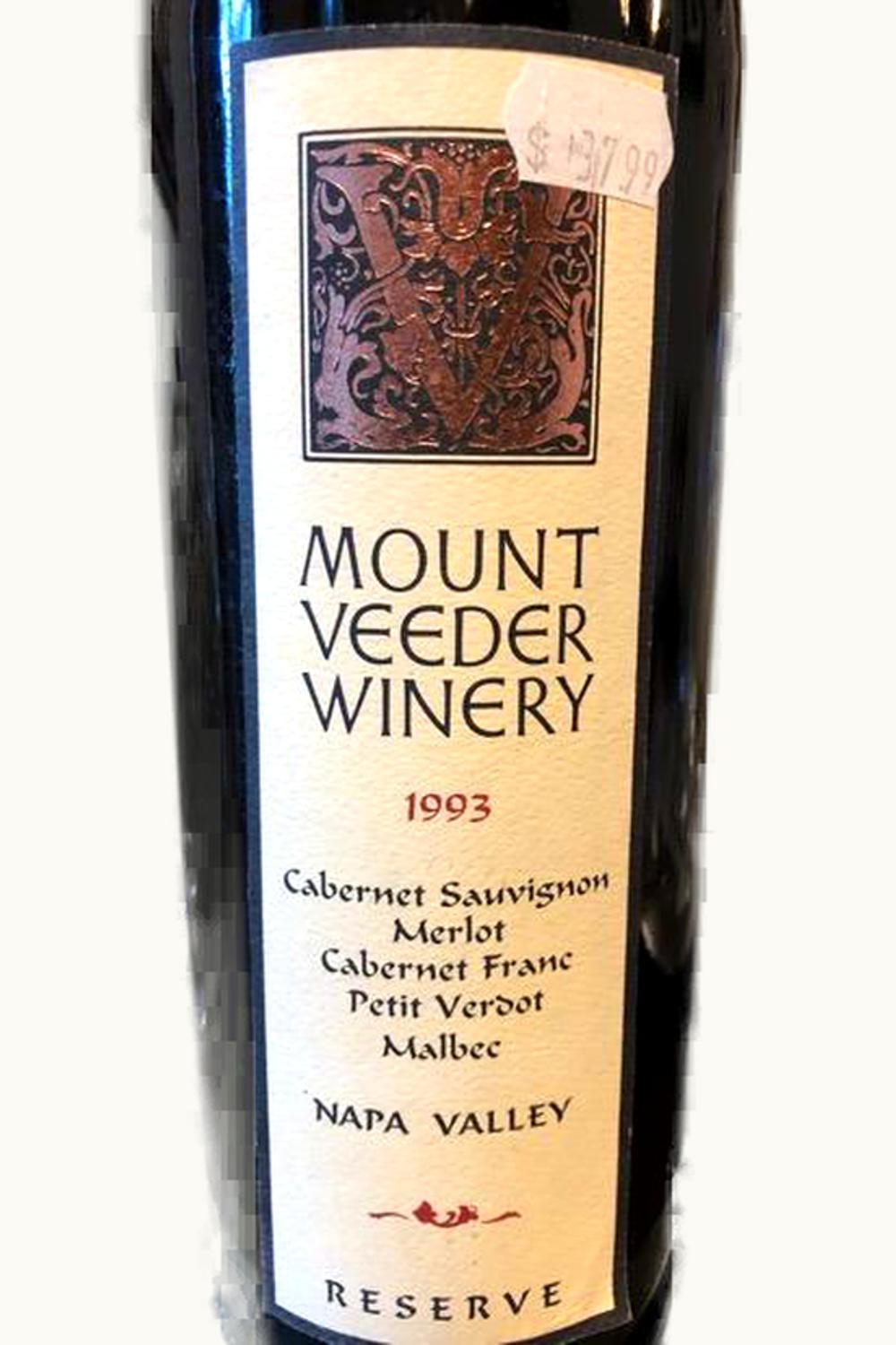 Mnt Veeder Mnt Veeder Reserve Red, 1993