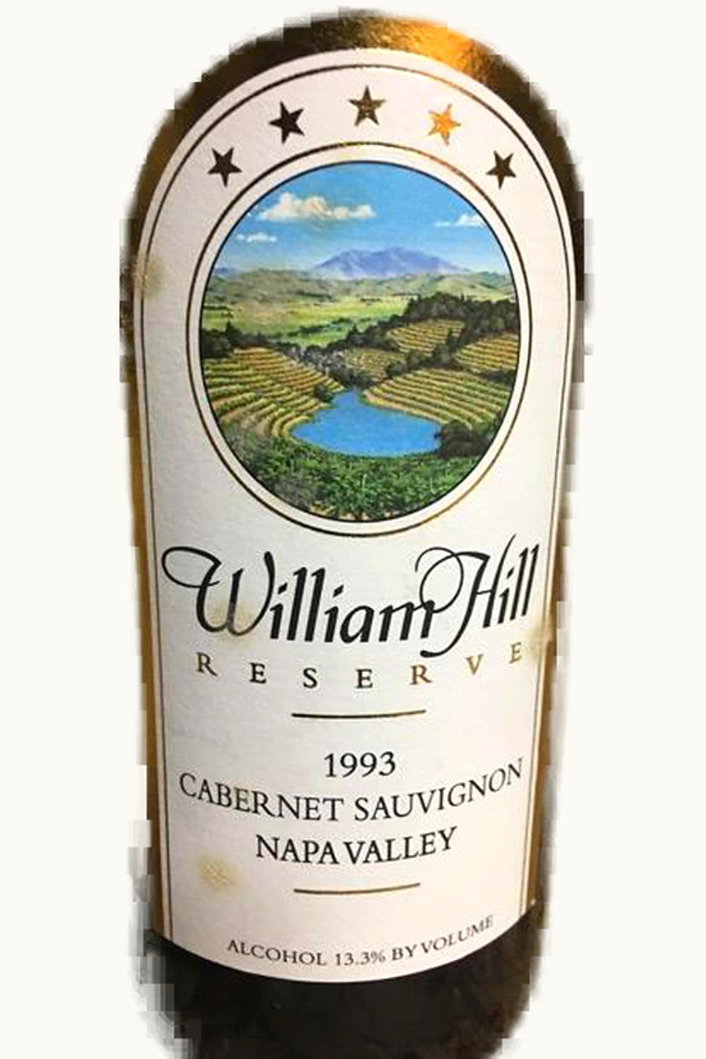 William Hill Estate Reserve Cabernet Sauvignon, 1993