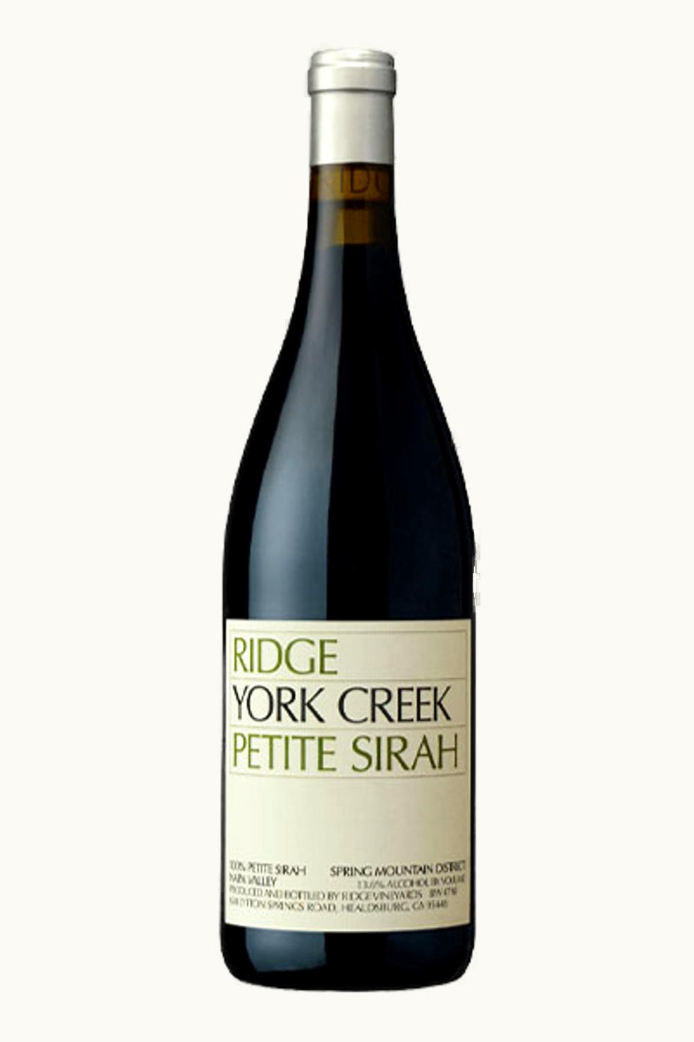 Ridge Vineyards Ridge Vineyards York Creek Petit Sirah, 1993