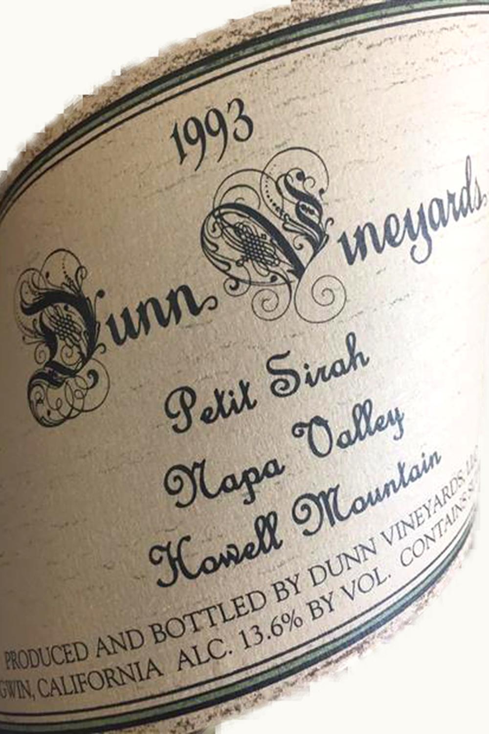 Dunn Petit Sirah, 1993