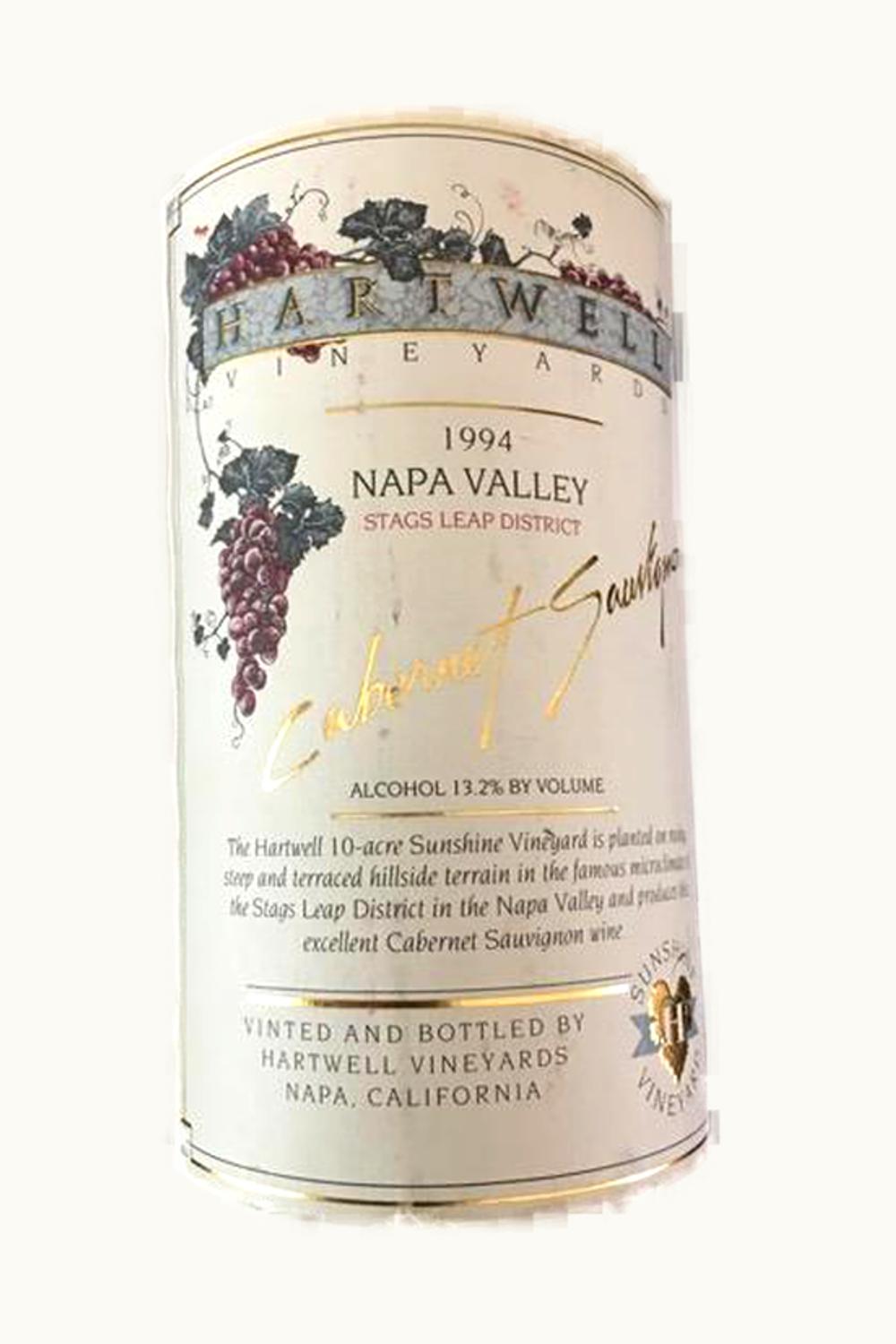 Hartwell Sun Shine Cabernet Sauvignon, 1993