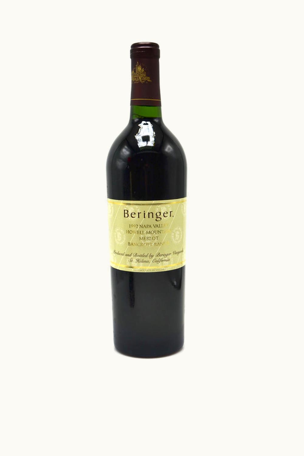 Beringer Beringer Bancroft Ranch Merlot, 1992