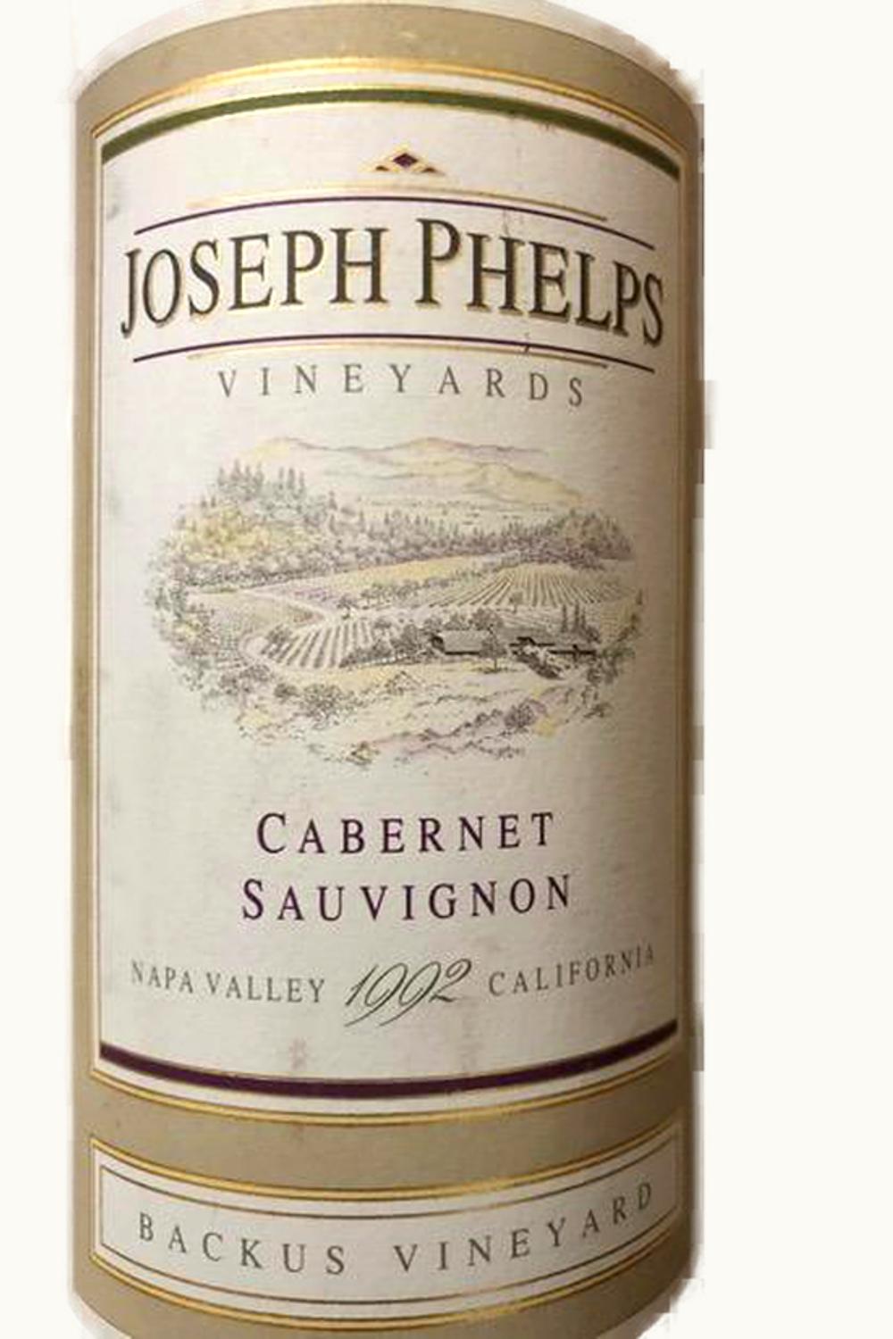 Joseph Phelps Joseph Phelps Bacchus Cabernet Sauvignon, 1992