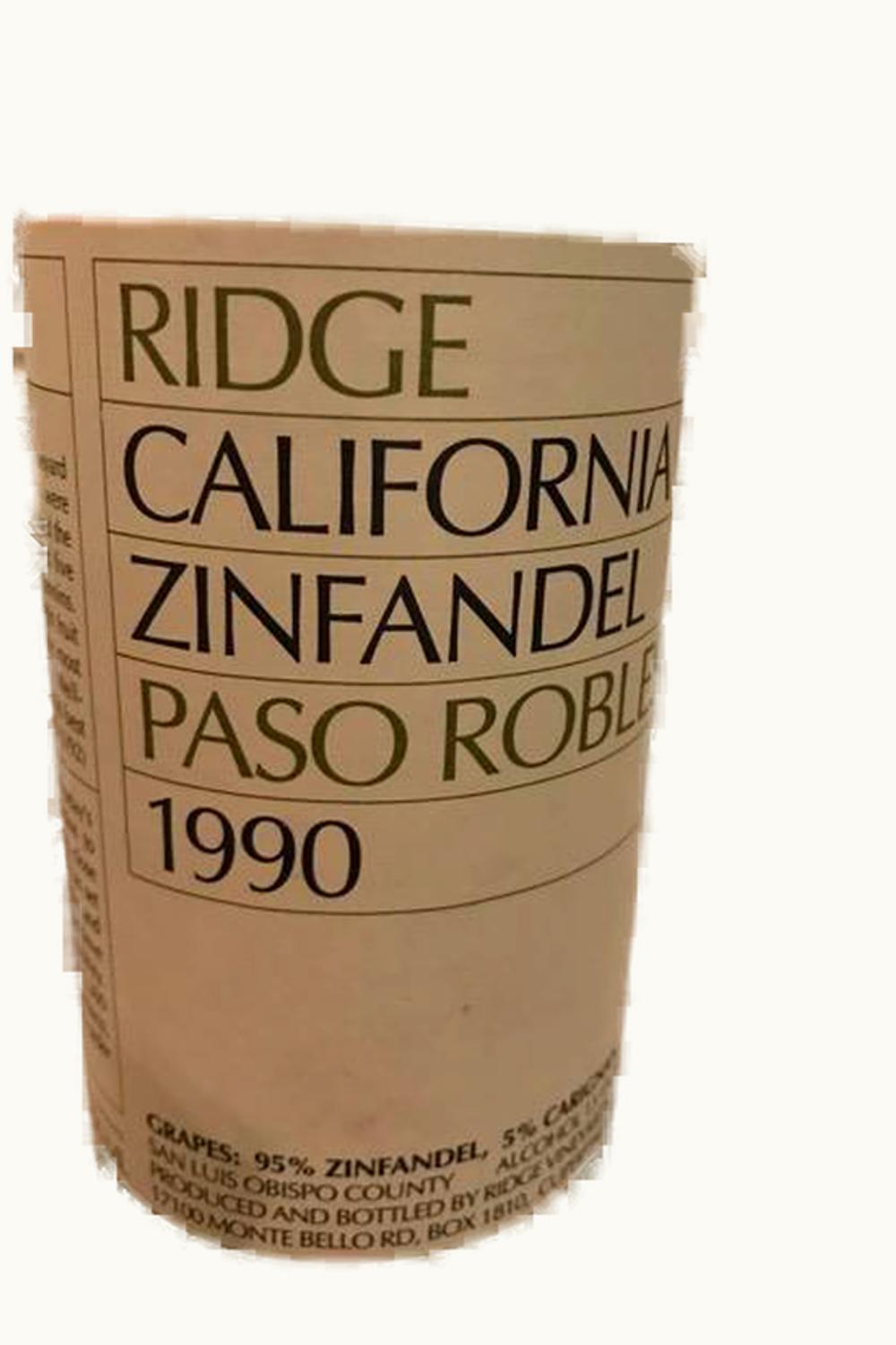 Ridge Vineyards Ridge Vineyards Zinfandel, 1992