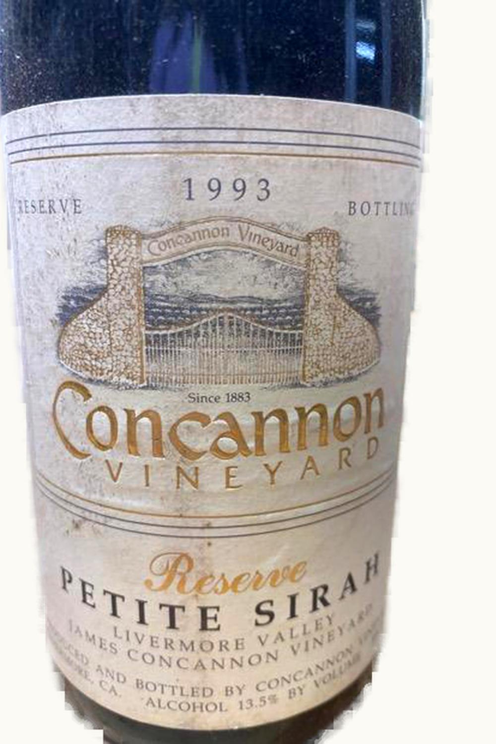 Concannon Reserve Petite Sirah, 1992