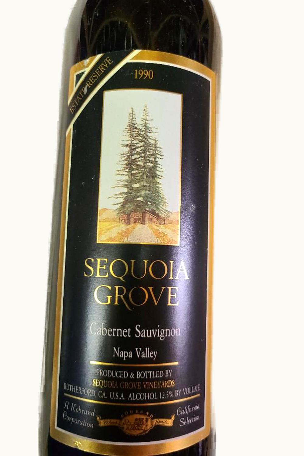 Sequoia Grove Reserve Cabernet Sauvignon, 1992