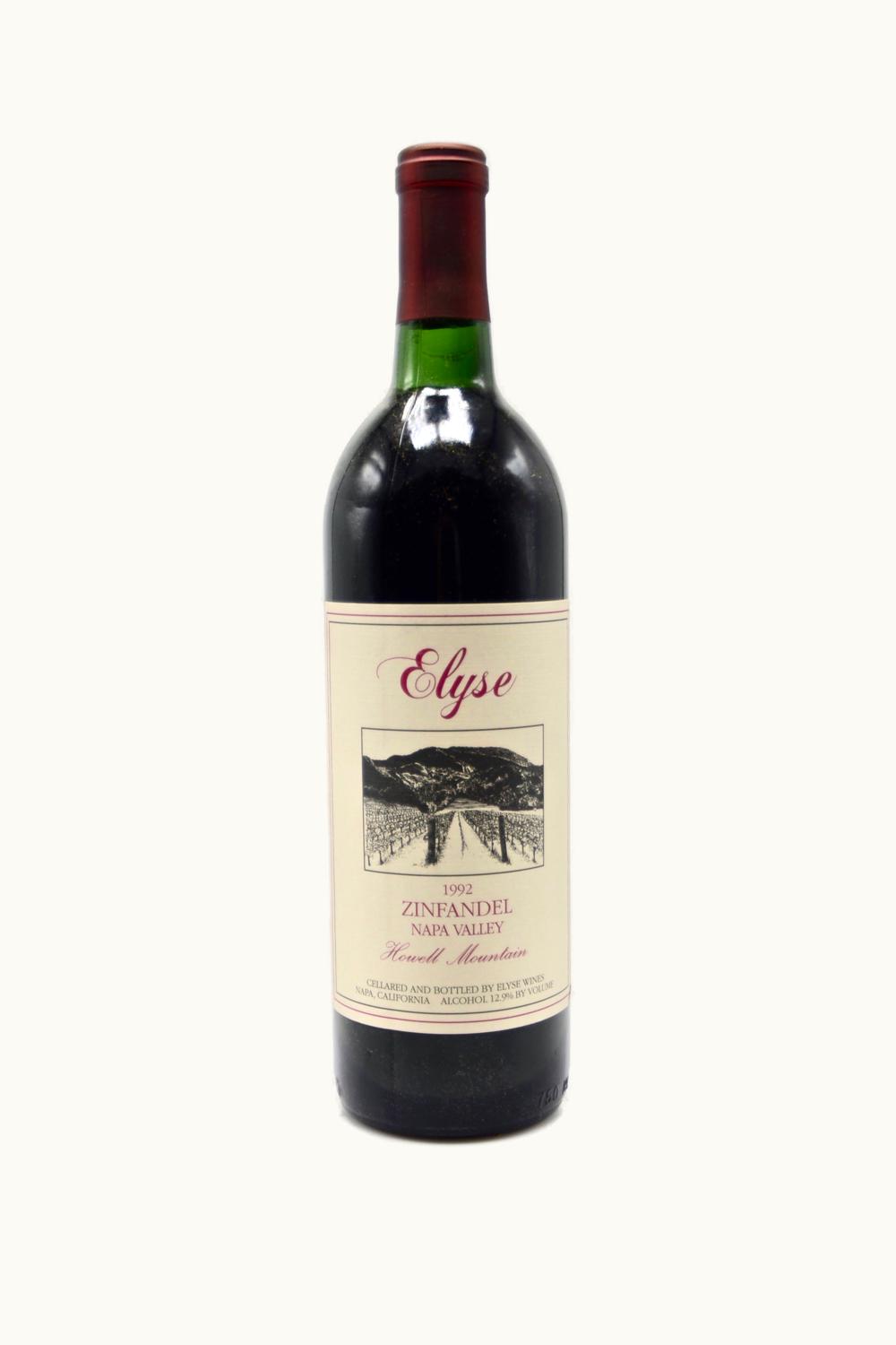 Elyse Elyse Zinfandel, 1992