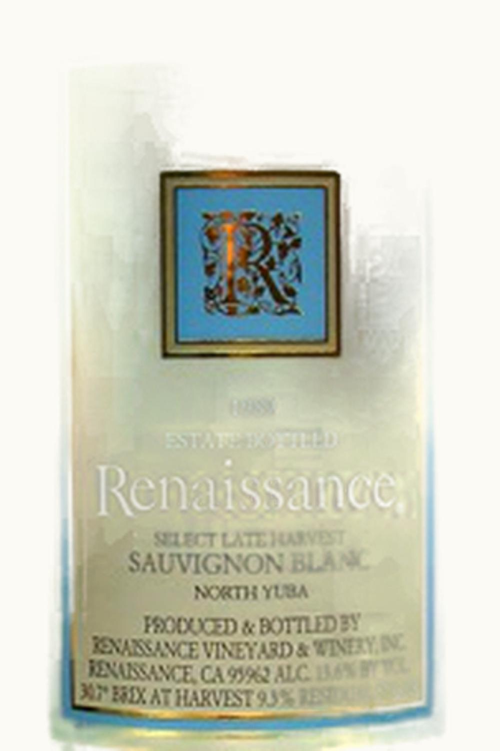 Renaissance Renaissance Late Harvest Sauvignon Blanc, 1991