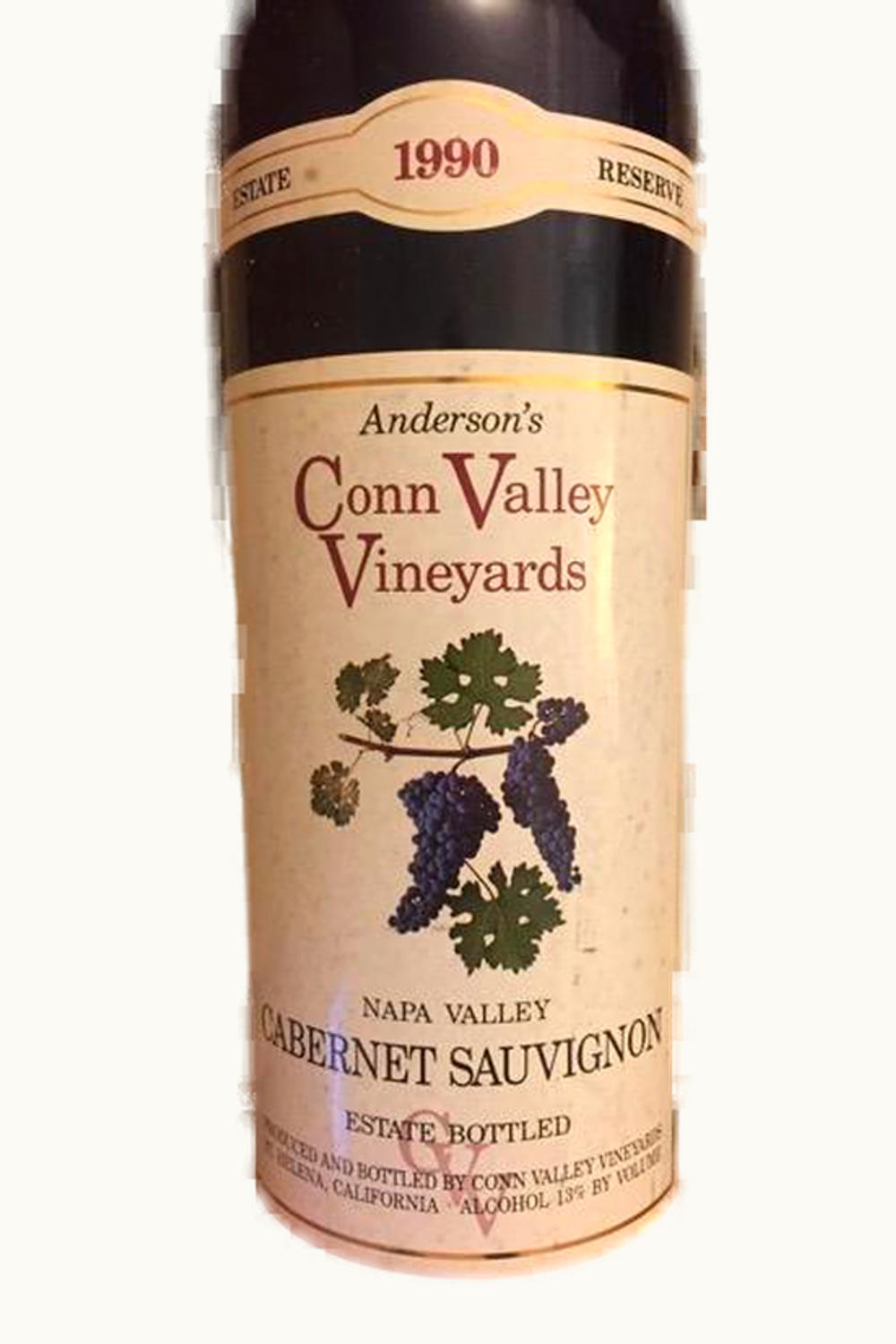 Anderson's Conn Valley Anderson's Conn Valley Estate Reserve Cabernet Sauvignon, 1990