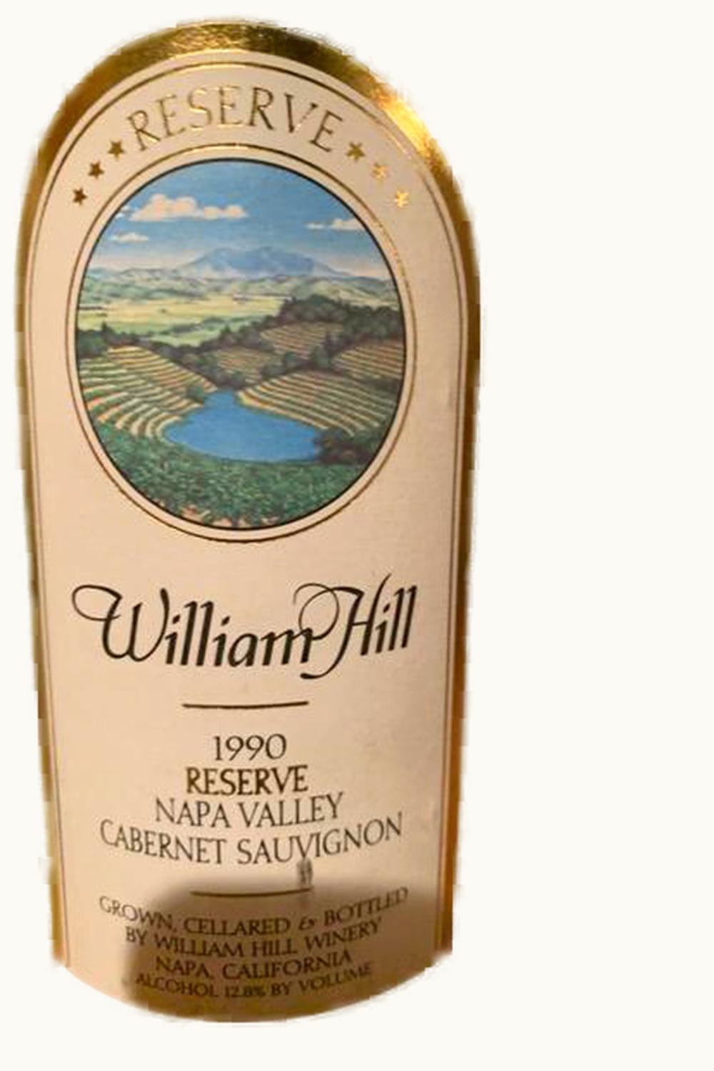 William Hill Estate Reserve Cabernet Sauvignon, 1990