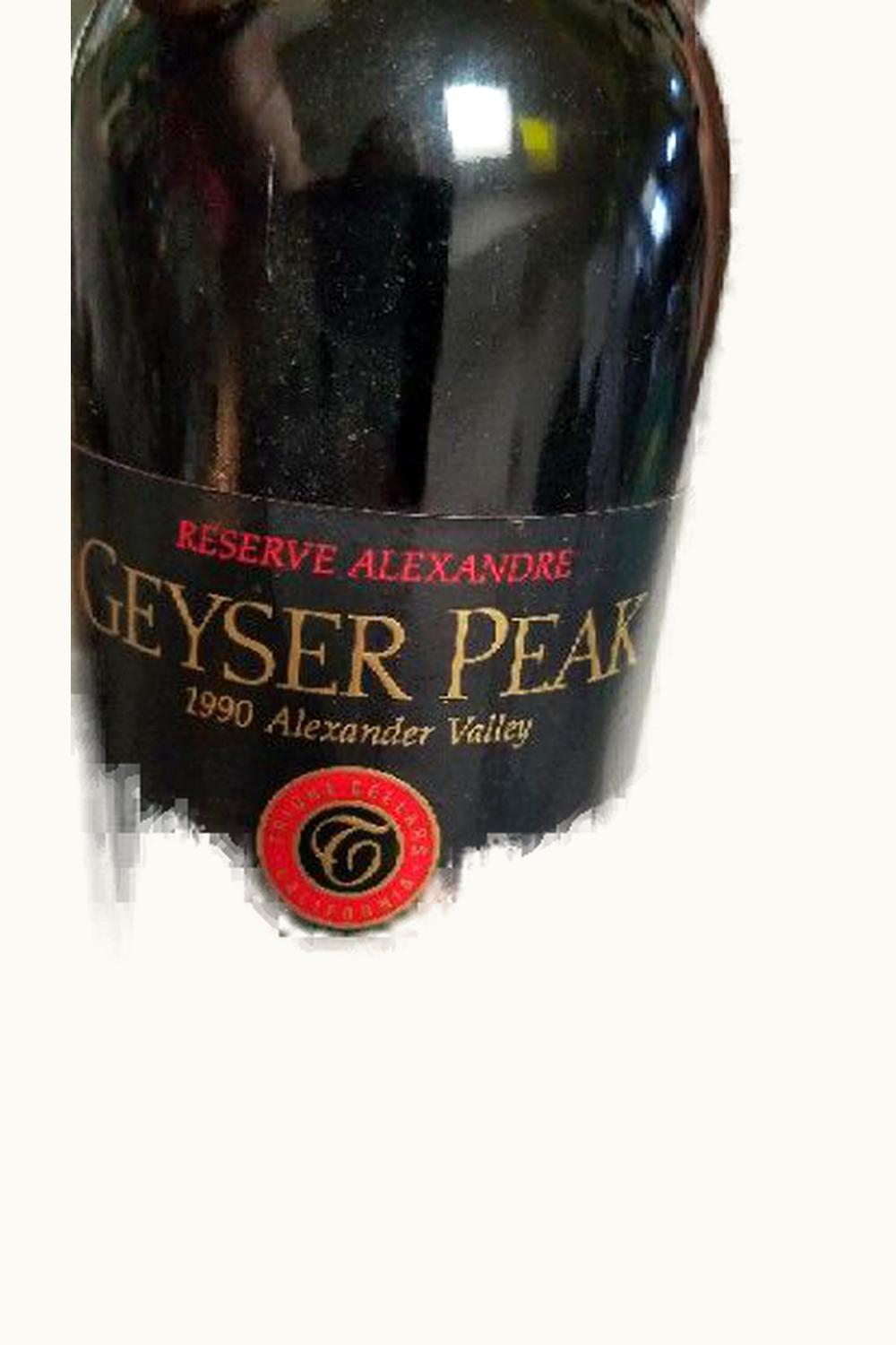 Geyser Peak Geyser Peak Alexander Valley Reserve Meritage, 1990