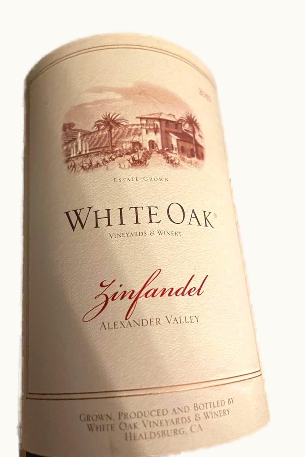 White Oak Estate White Oak Estate Zinfandel, 1990