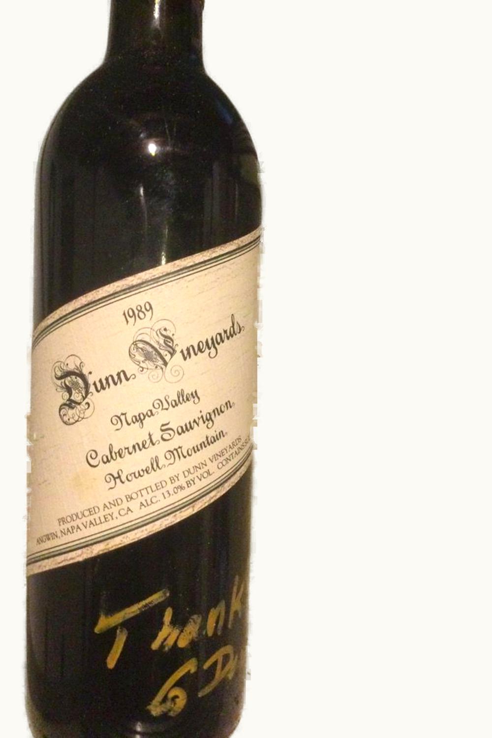 Dunn Cabernet Sauvignon, 1989 UZ0659521