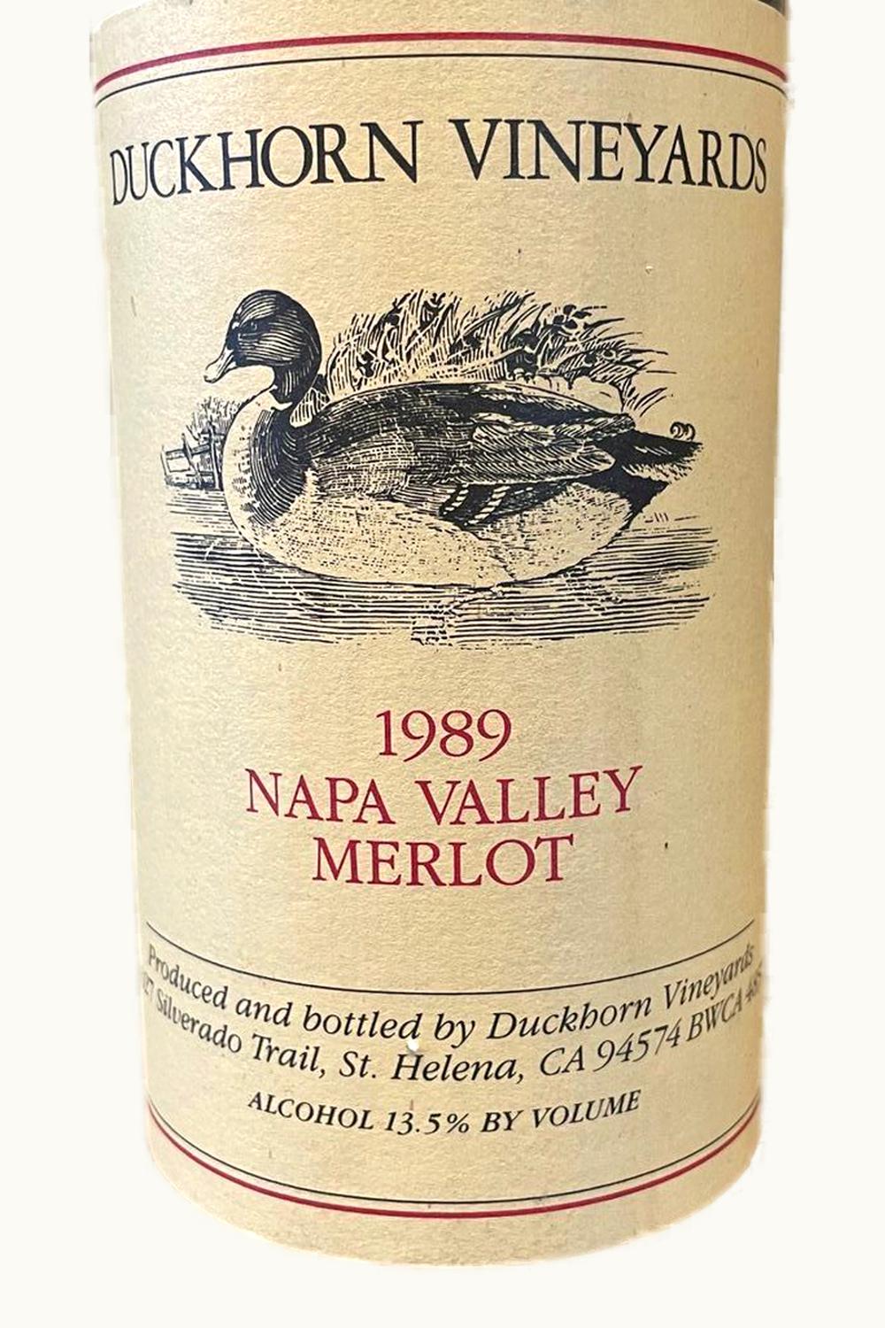 Duckhorn Vineyards Merlot, 1989