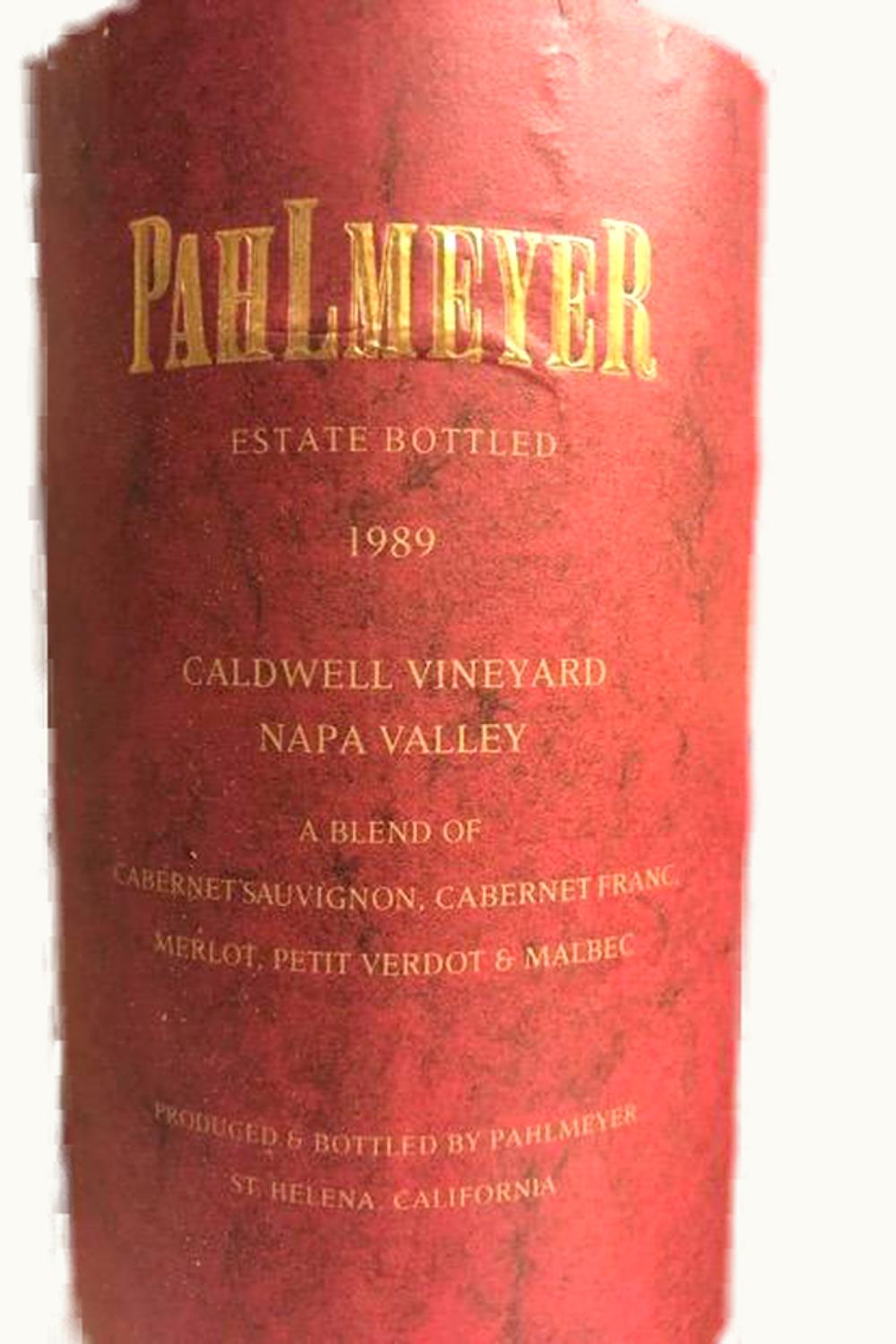 Pahlmeyer Caldwell, 1989