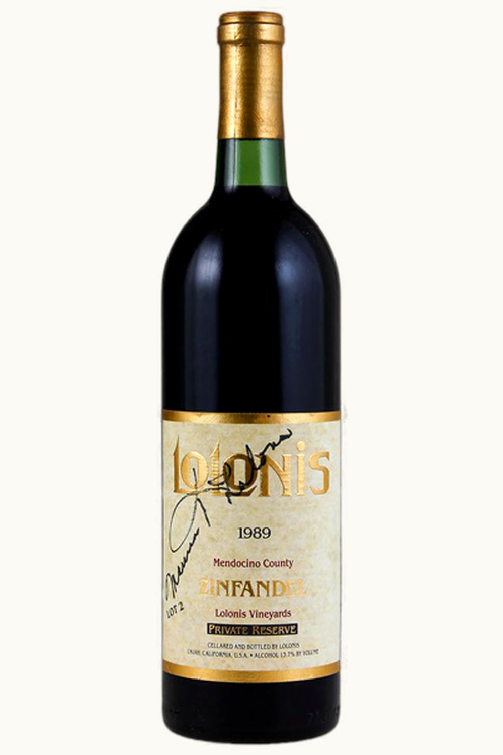 Lolonis Lolonis Private Reserve Zinfandel, 1989